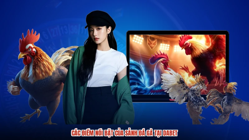 Các điểm nổi bật của sảnh đá gà tại DABET