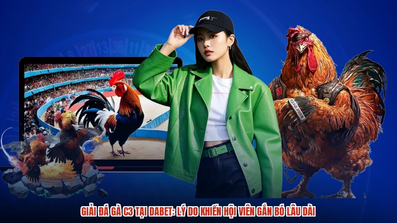 Giải Đá Gà C3 Tại DABET: Lý Do Khiến Hội Viên Gắn Bó Lâu Dài