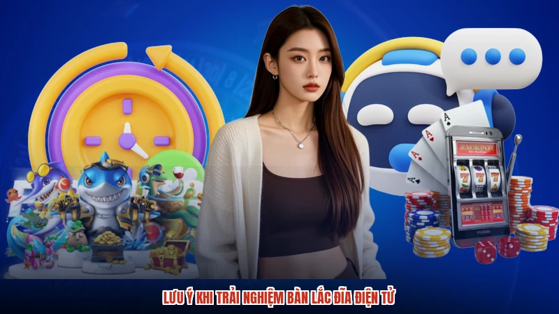 Lưu ý khi trải nghiệm bàn lắc đĩa điện tử