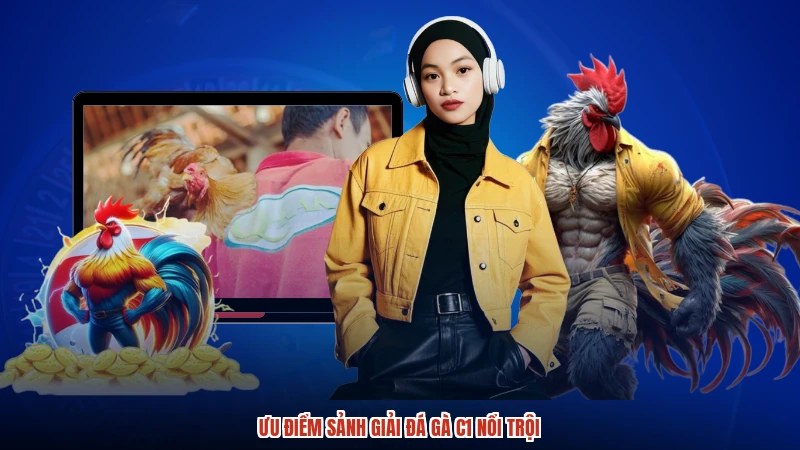 Ưu điểm sảnh giải đá gà C1 nổi trội